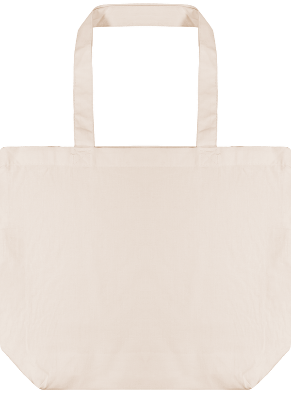 Sac shopping en coton bio face Natural