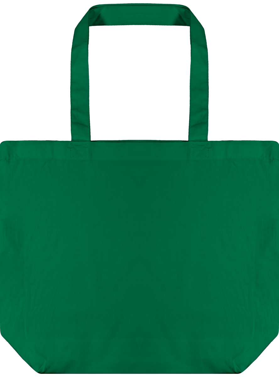 Tote Bag En Coton Certifié | Broderie Et Impression  Kelly Green