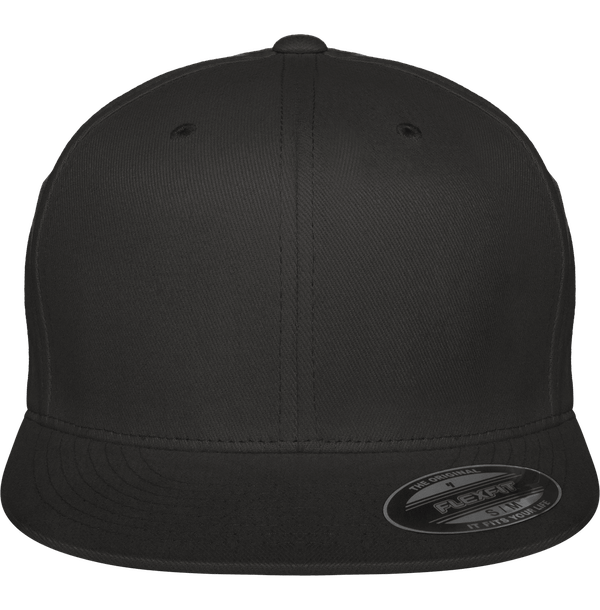 Casquette Coton Brossé | Visière Plate Et Profil Haut Deep Grey