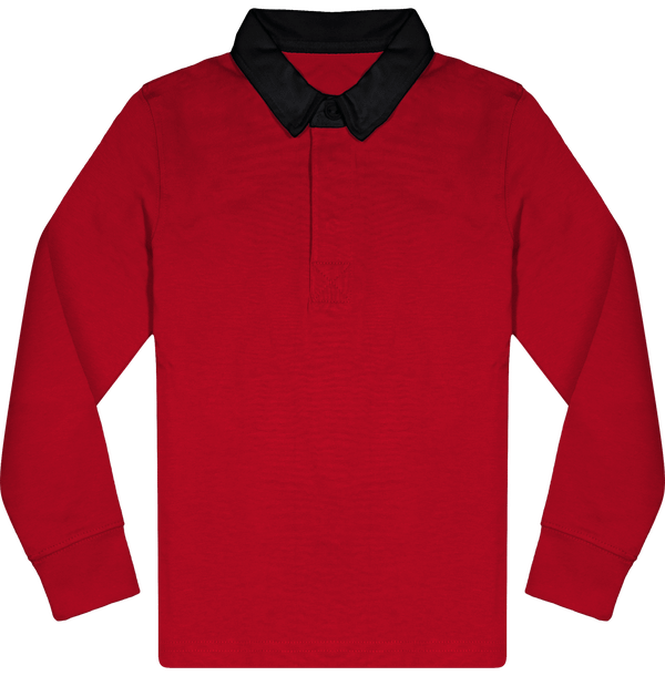 Polo Enfant En Coton | Polo Idéal Pour Le Ruby | Broderie Et Impression Red / Black