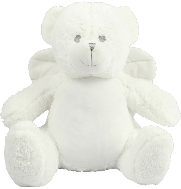 Peluche ange zippe face White