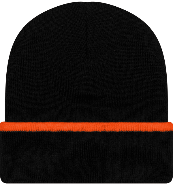 Bonnet teamwear face Black / Orange