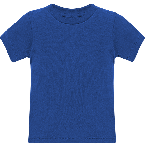 T shirt jeune enfant en jersey manches courtes face True Royal