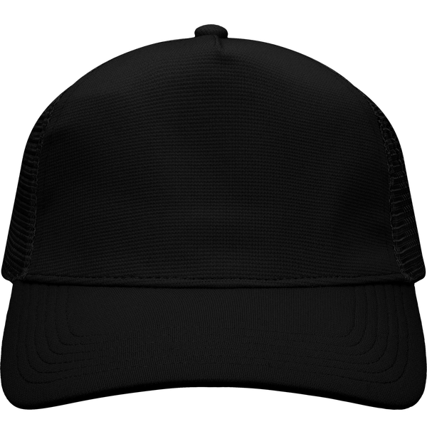 Casquette trucker en micro knit face Black