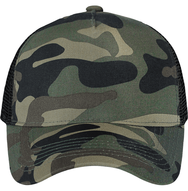 Snapback Trucker With Jungle Camouflage Motifs Customizable On Tunetoo: Jungle Camo