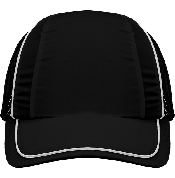 Casquette mesh coolmax flow face Black