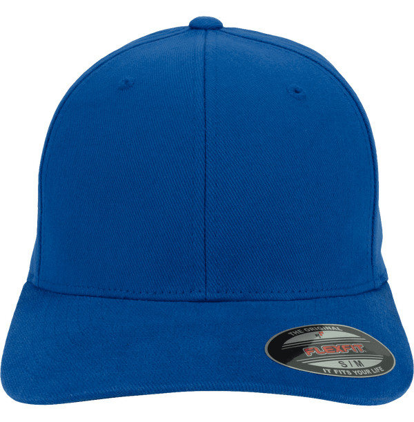 Casquette Fermeture Élastique | Modèle Flexfit Sans Empiècement À L'arrière  Royal Blue