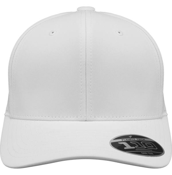 Casquette perforee 6 panneaux face White