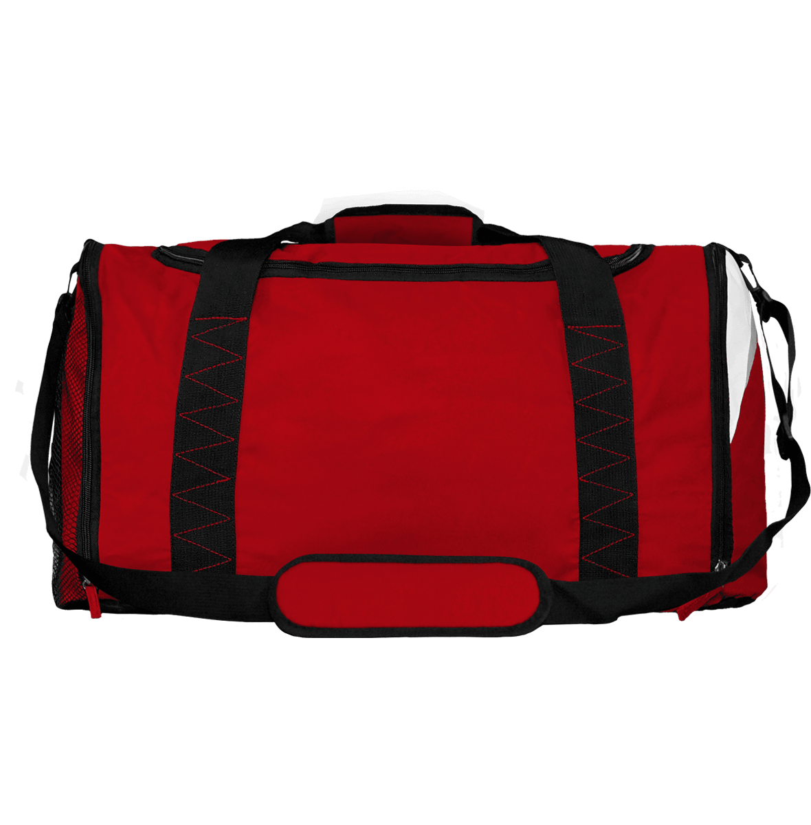 Customizable Sports Bag Red / White / Light Grey