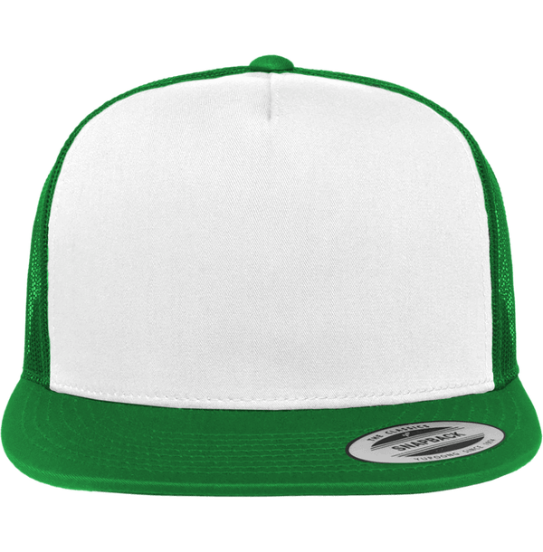 Casquette Classique - Modèle Trucker Bicolore KELLY / WHITE