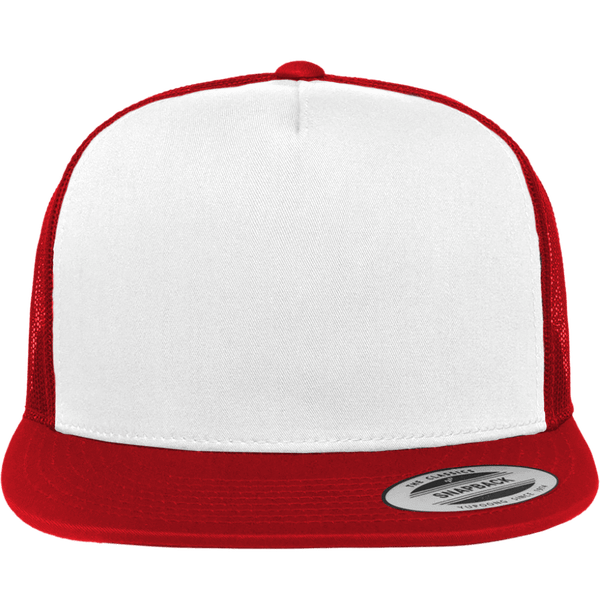 Casquette Classique - Modèle Trucker Bicolore Red / White