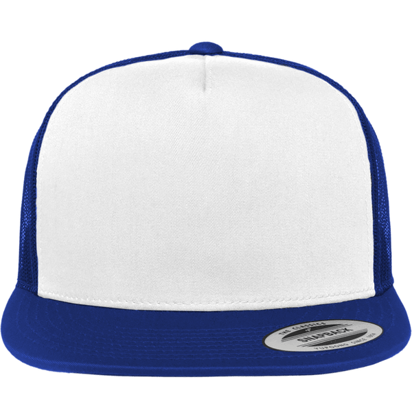 Casquette Classique - Modèle Trucker Bicolore Royal / White