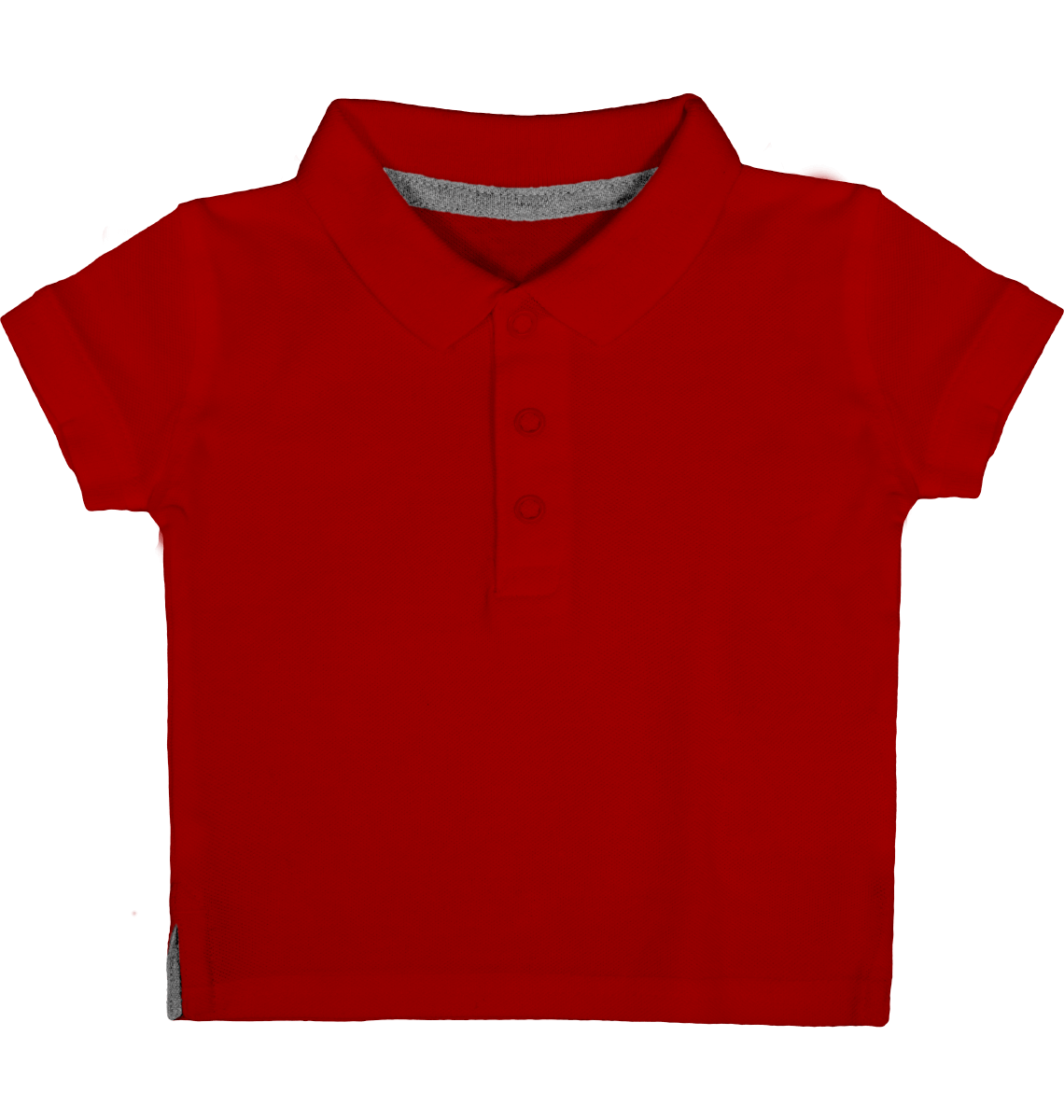 Customizable Polo Shirt For Baby Boy And Girl Red