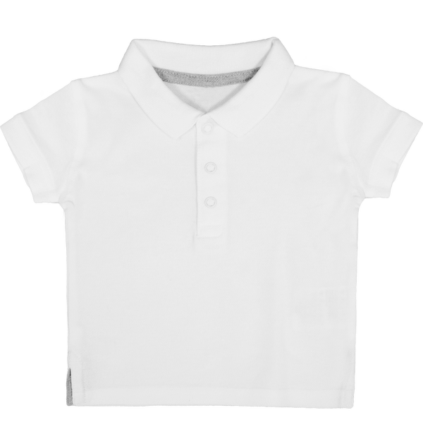 Polo Bébé Garçon Et Fille À Personnaliser White