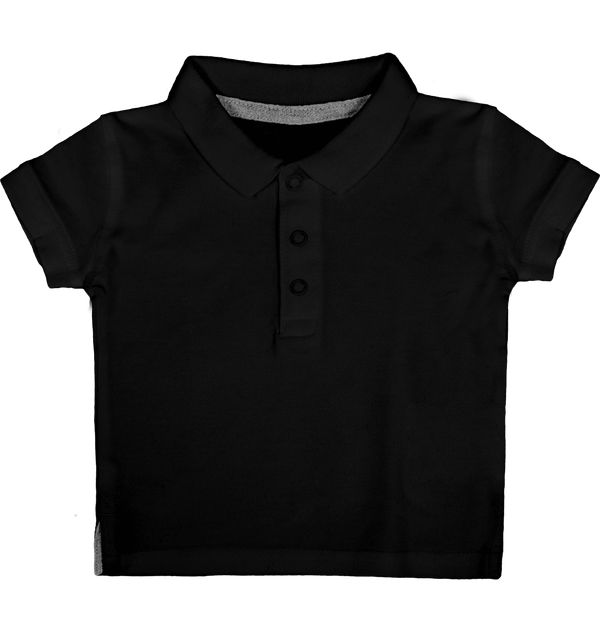 Polo Bébé Garçon Et Fille À Personnaliser Black