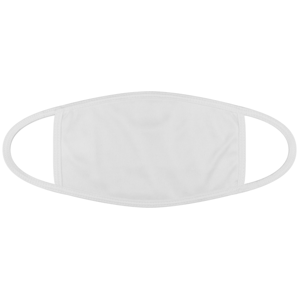 Masque sublimable taille l face Blanc