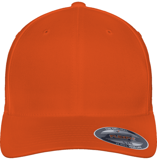 Baseball Flexfit Fitted Cap Orange