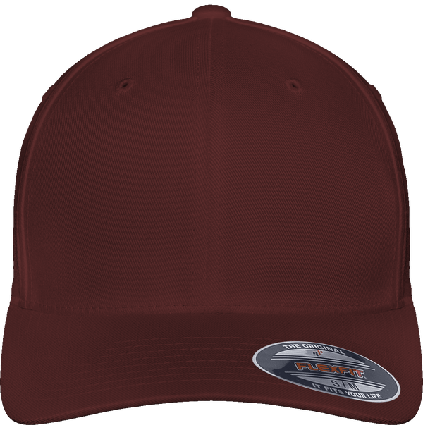 Baseball Flexfit Fitted Cap Maroon