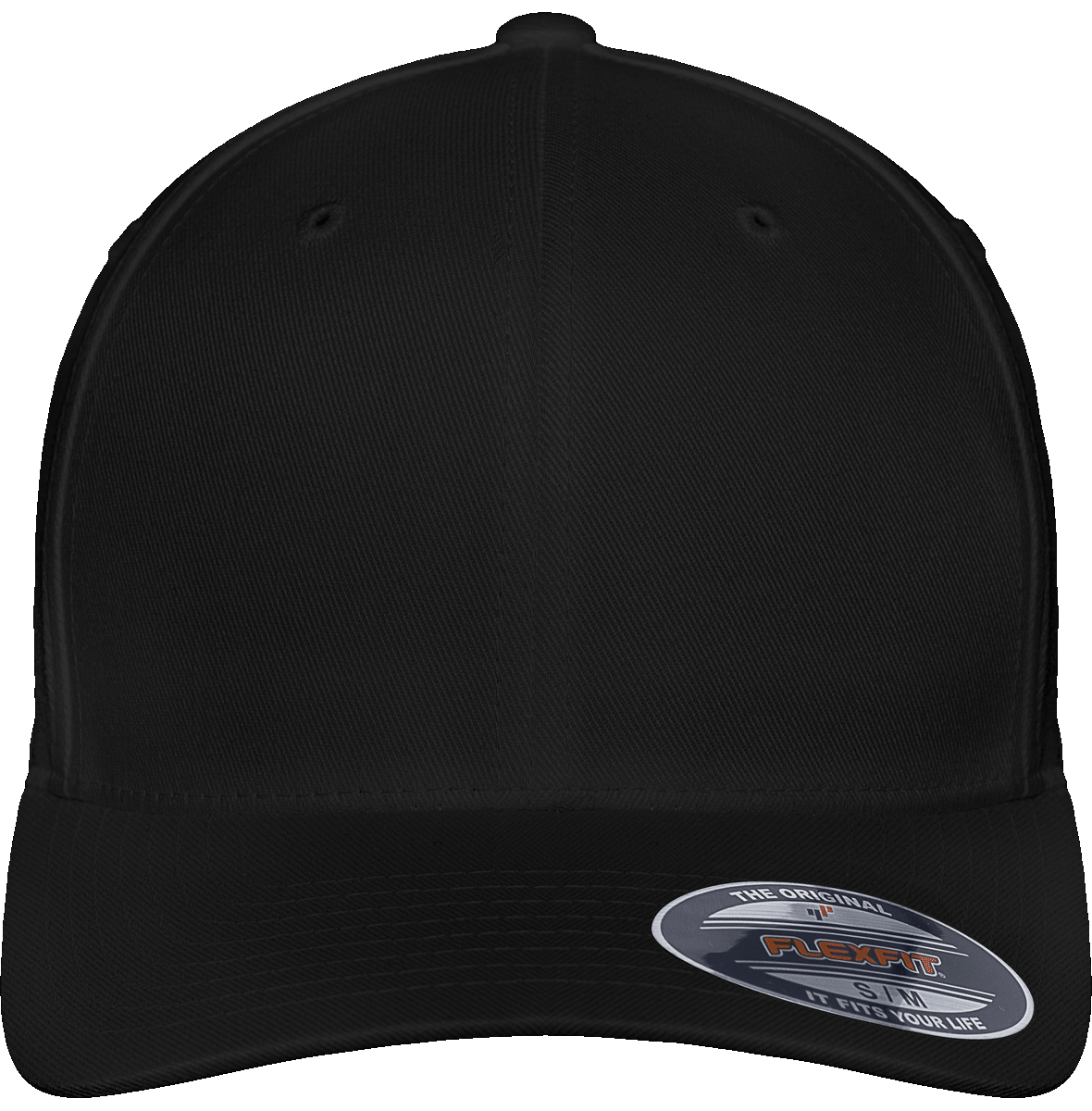 Casquette Baseball Flexfit Personnalisée Black / Black