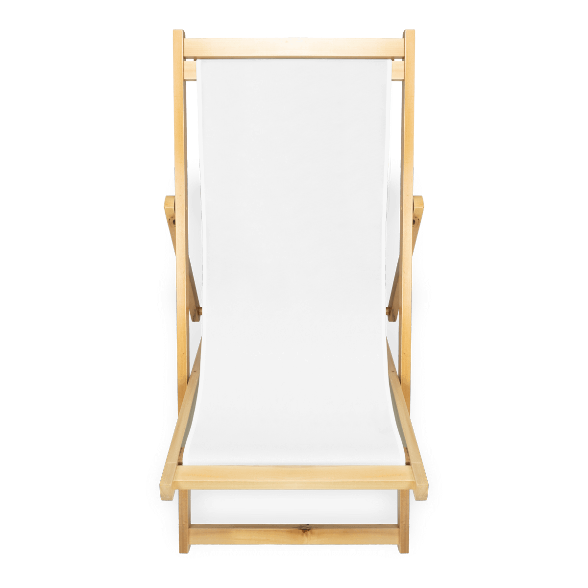 Folding Lounge Chair - Wooden Frame 