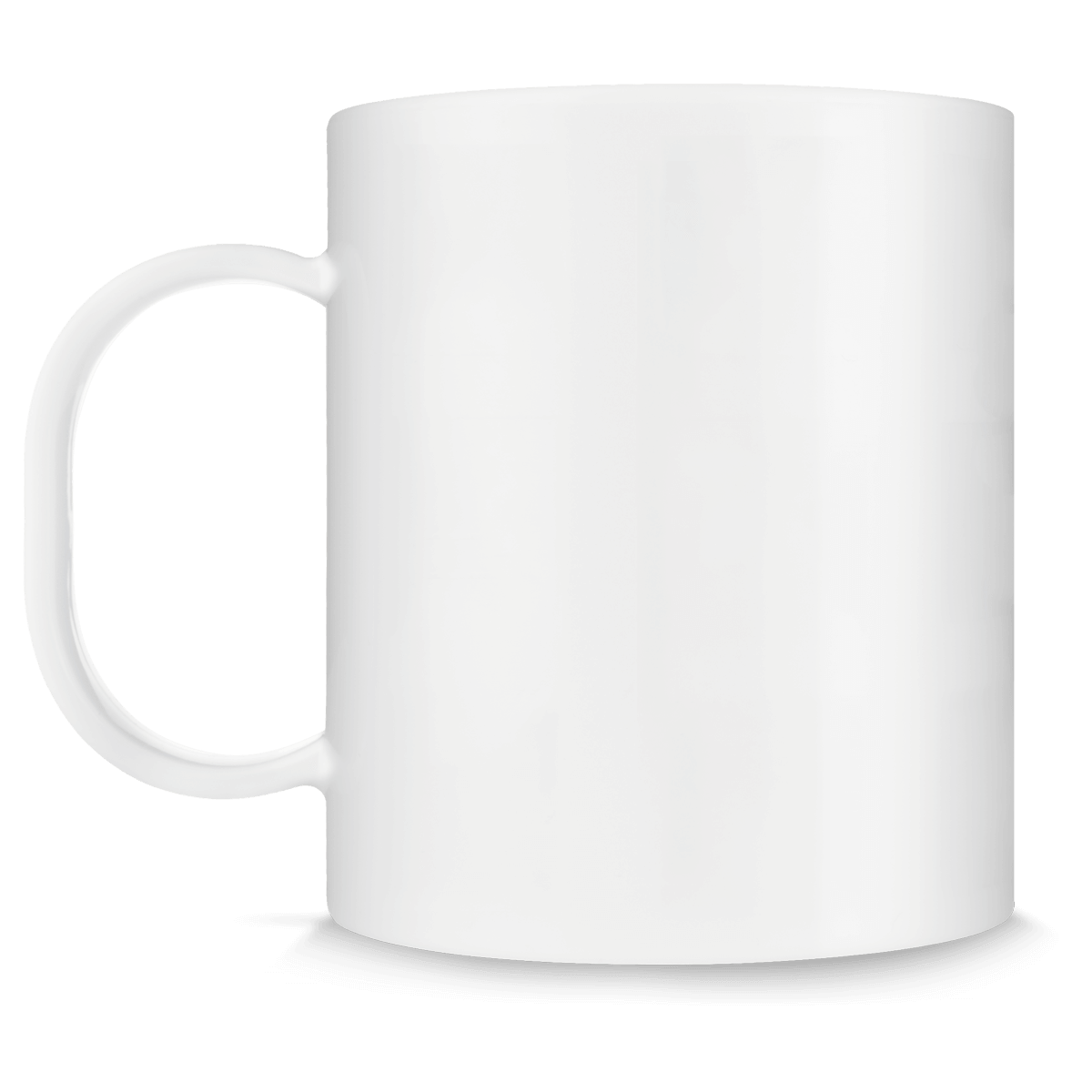 Mug En Plastique Brillant - Mug Imprimé  Blanc