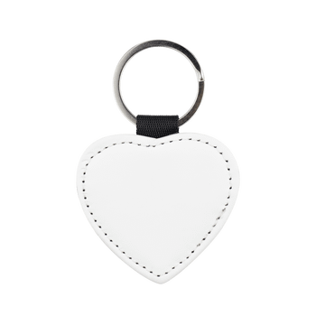 Synthetic leather Key tag heart