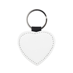 Synthetic leather Key tag heart