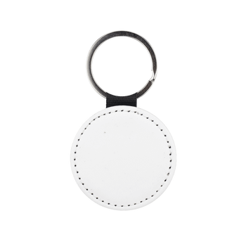 Synthetic leather Key tag Circle