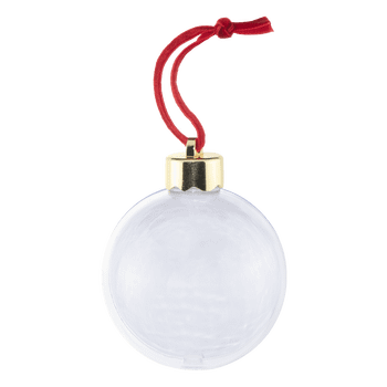 Photo Christmas ball ornament for 2 photos