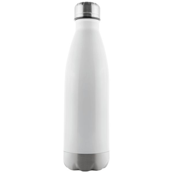 Gourde Isotherme En Inox - Gourde De Sport Imprimée blanc / argent