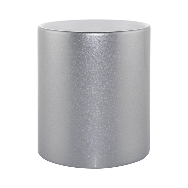 Mug En Céramique Avec Couleur Métallique Personnalisable Argent