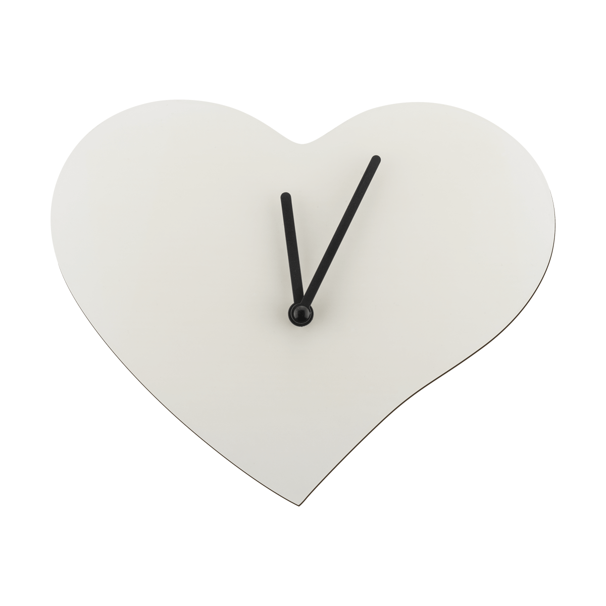 Horloge Murale 24 Cm - Cadran Forme Coeur  