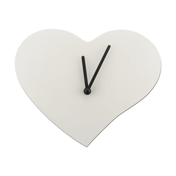 Horloge Murale en forme de Coeur 24cm à personnaliser