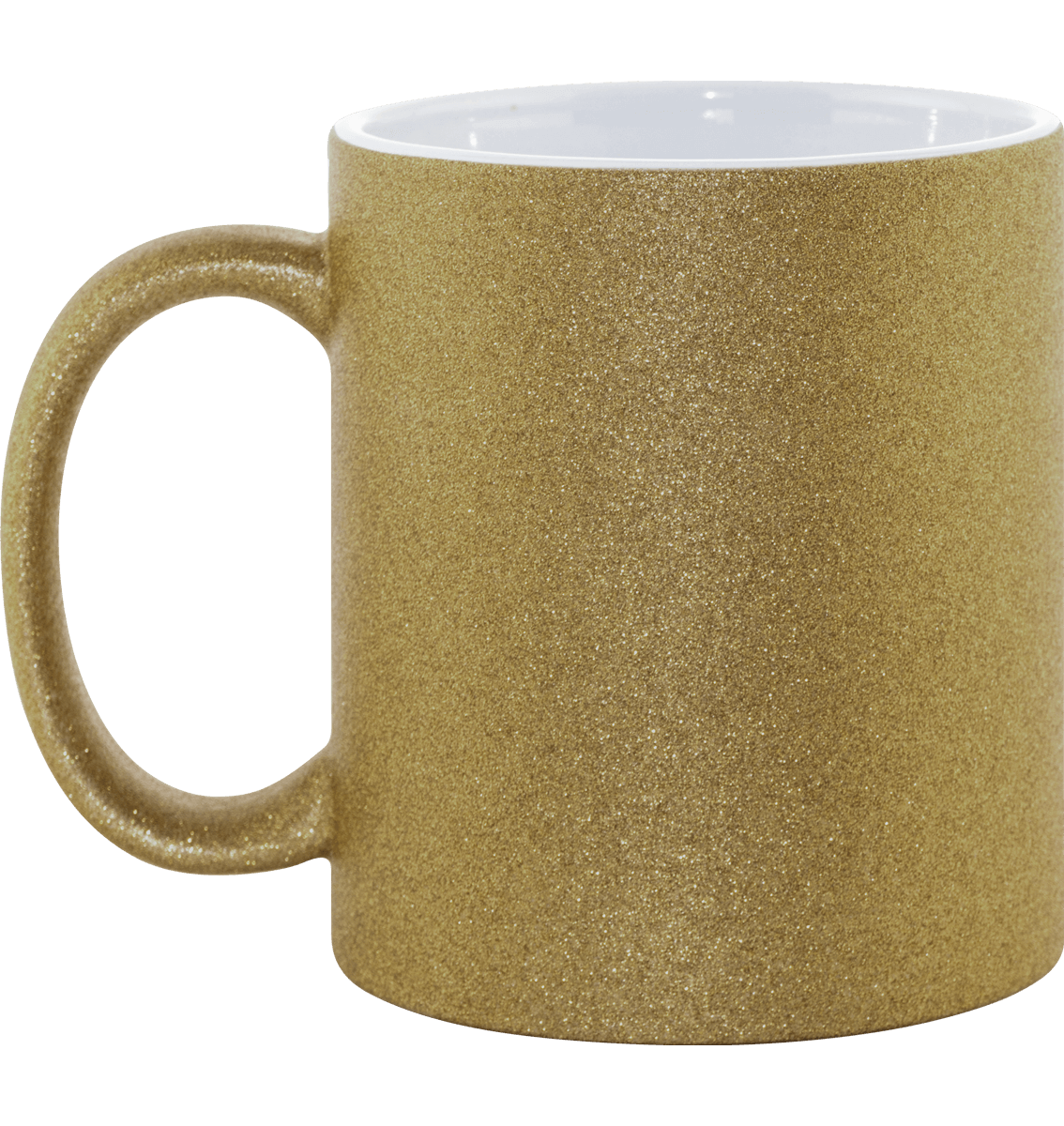 Mug Paillettes En Céramique - Le Mug Des Matins Scintillants Dark Gold Glitter