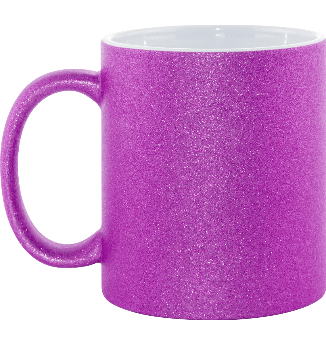 Mug Paillettes En Céramique - Le Mug Des Matins Scintillants Purple Glitter