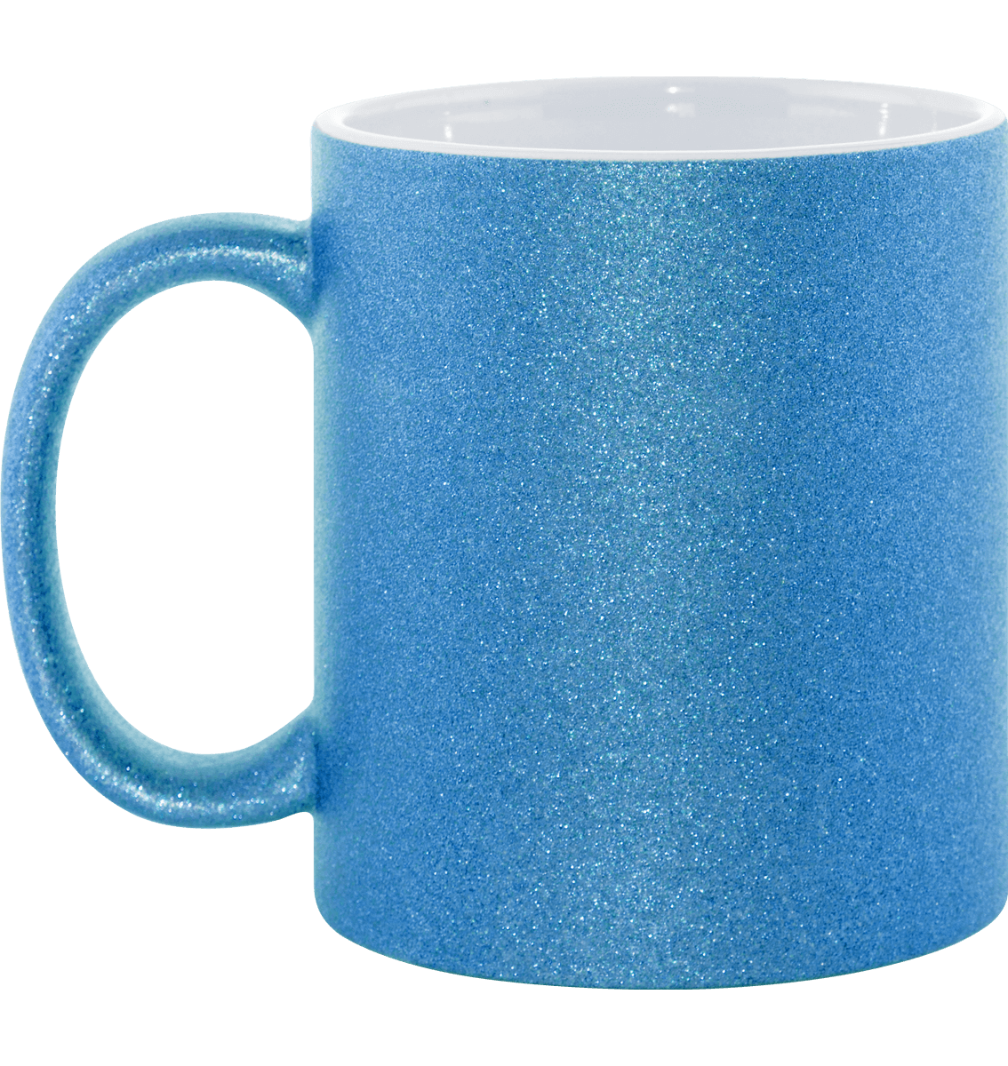 Mug Paillettes En Céramique - Le Mug Des Matins Scintillants Blue Glitter