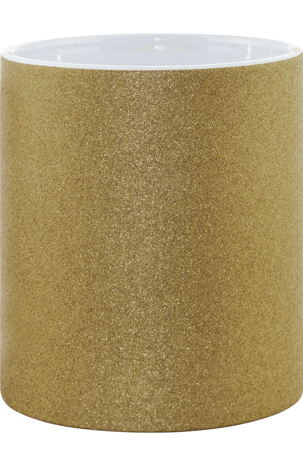 Mug Paillettes En Céramique - Le Mug Des Matins Scintillants Dark Gold Glitter