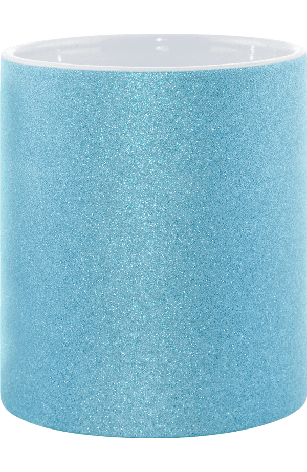 Mug Paillettes En Céramique - Le Mug Des Matins Scintillants Light Blue Glitter