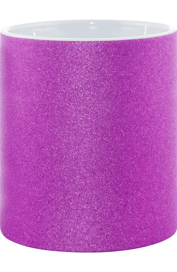 Mug Paillettes En Céramique - Le Mug Des Matins Scintillants Purple Glitter