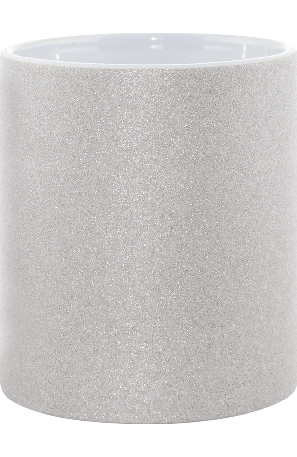 Mug Paillettes En Céramique - Le Mug Des Matins Scintillants Silver Glitter