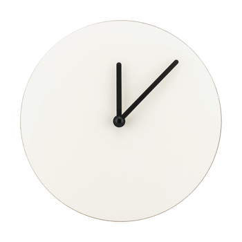 Hardboard wall clock round