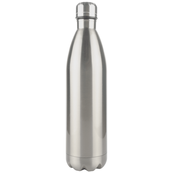 Bouteille isotherme en inox 750 ml face argenté