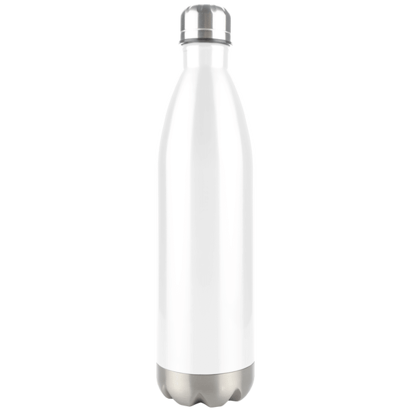 Bouteille Isotherme En Inoxe- 750 Ml  blanc / argent