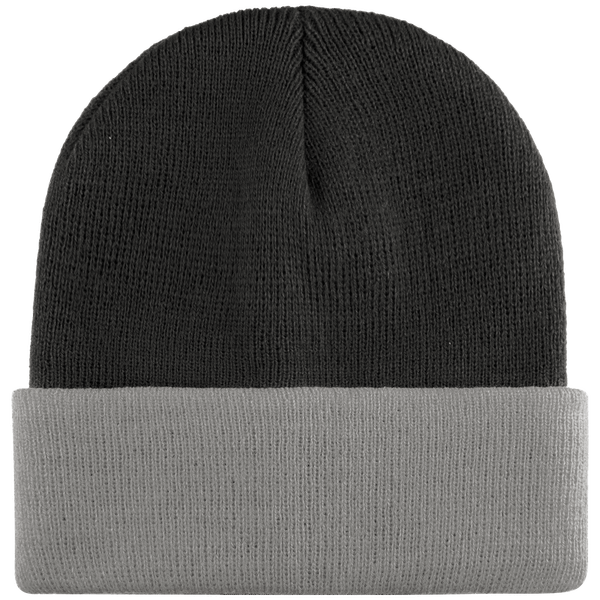 Bicolor-Umschlagmütze - Bestickt Dark Grey / Light Grey
