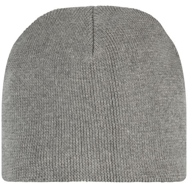 Bonnet tricote en coton biologique face Alloy Grey Heather