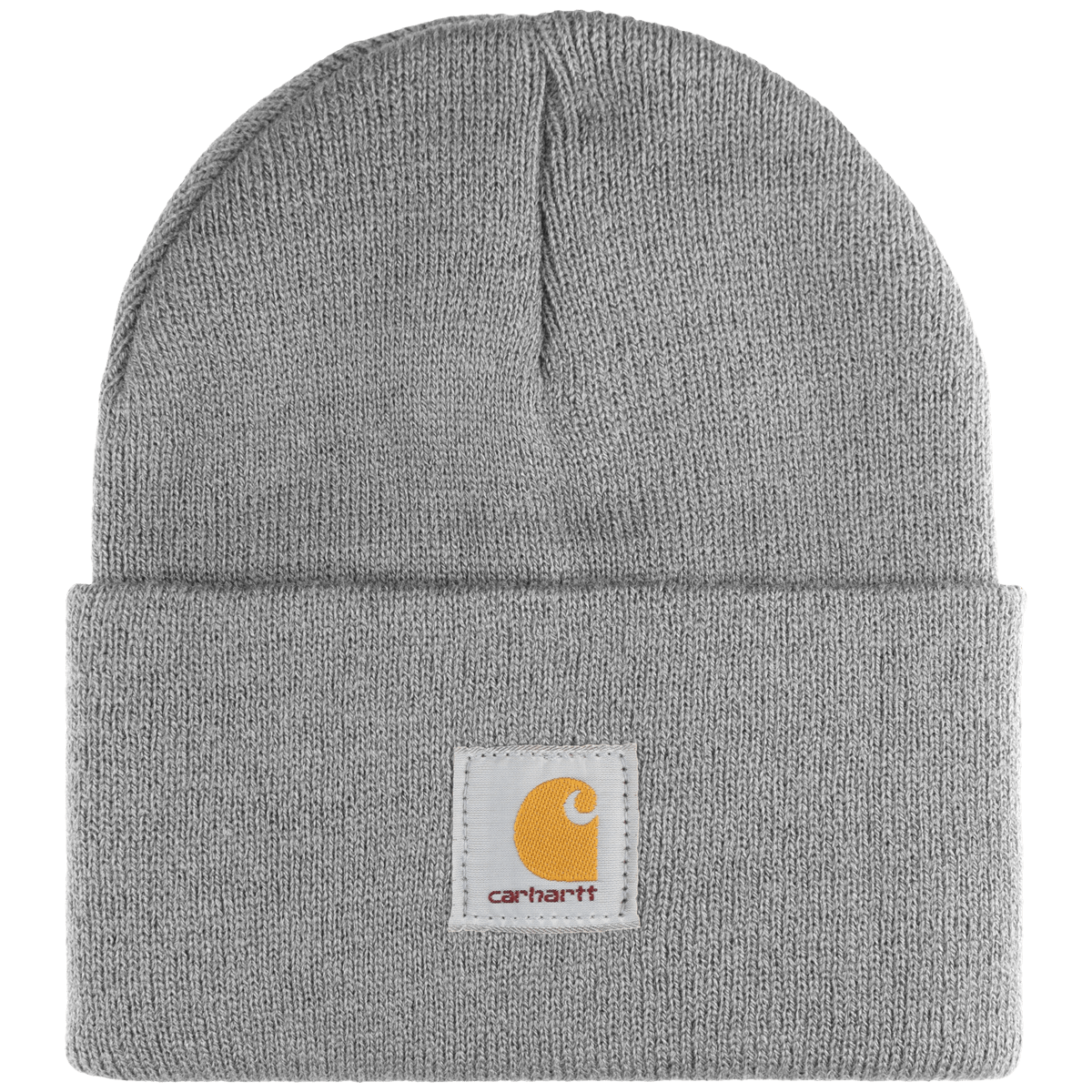 Bonnet À Revers Carhartt - Bonnet Brodé Heather Grey