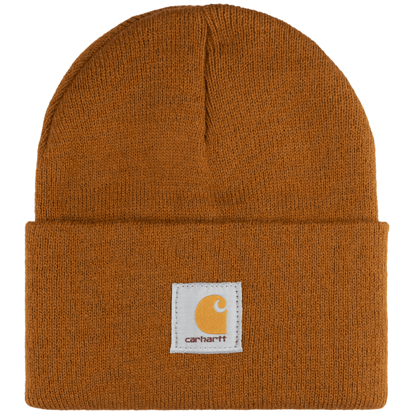 Bonnet À Revers Carhartt - Bonnet Brodé Brown