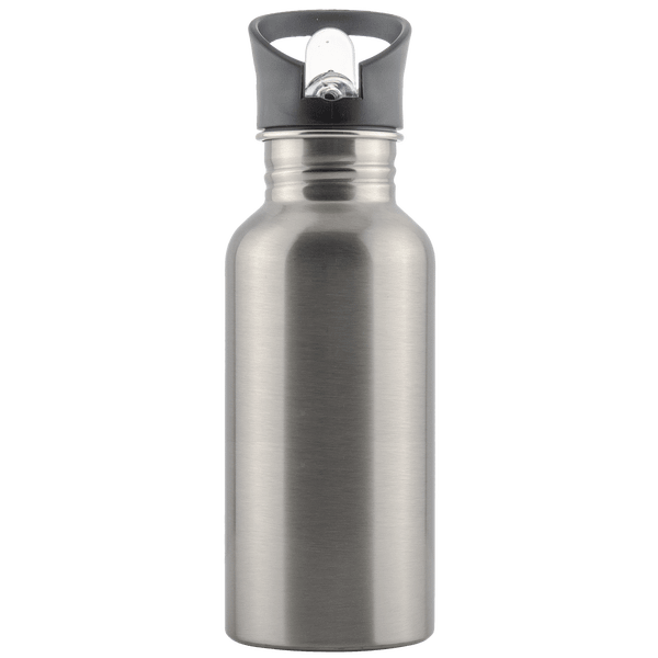 Gourde en acier inoxidabe 600 ml face Silver