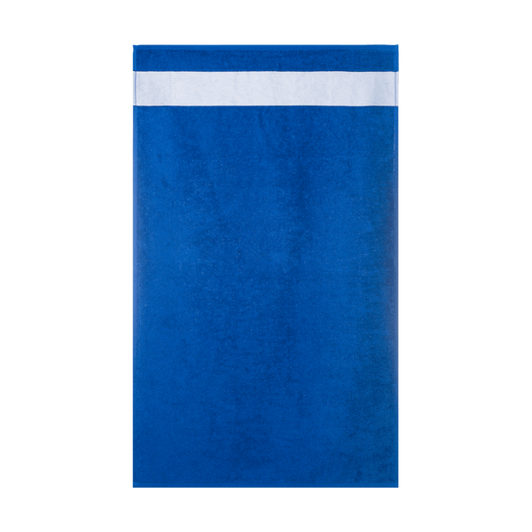 Gästehandtuch Aus Baumwolle Mit Polyesterkante 30X50 Cm - Personalisierbar Durch Sublimation Bleu royal