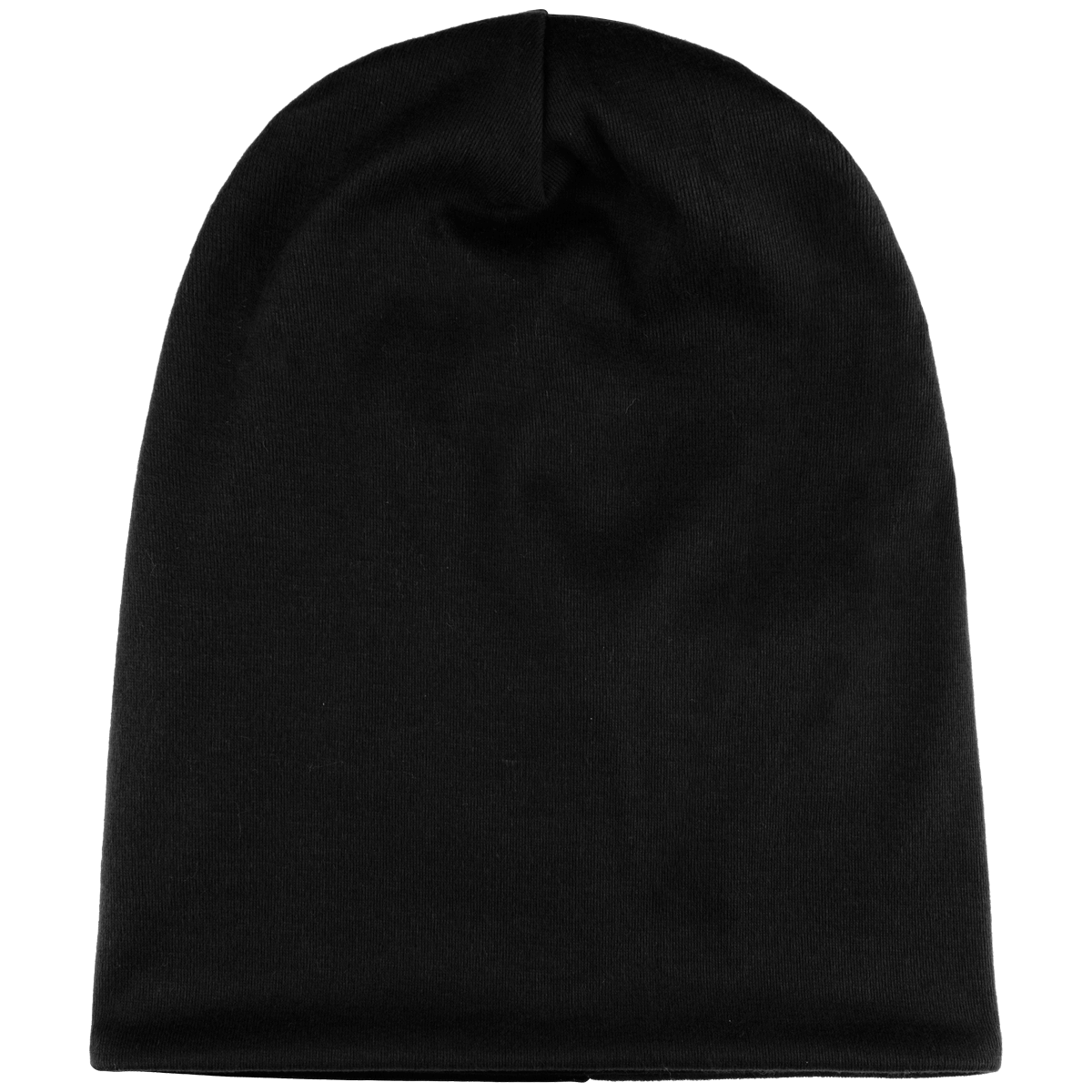 Bonnet Long Et Oversized - 2 En 1- Bicolore Et Réversible Black